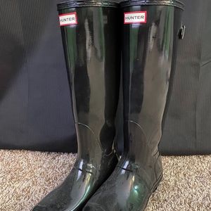 Original Tall Back Adjustable Gloss hunter boot